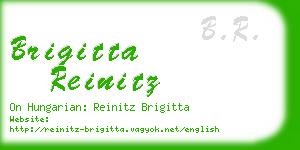 brigitta reinitz business card